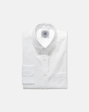 WHITE PINPOINT OXFORD DRESS SHIRT