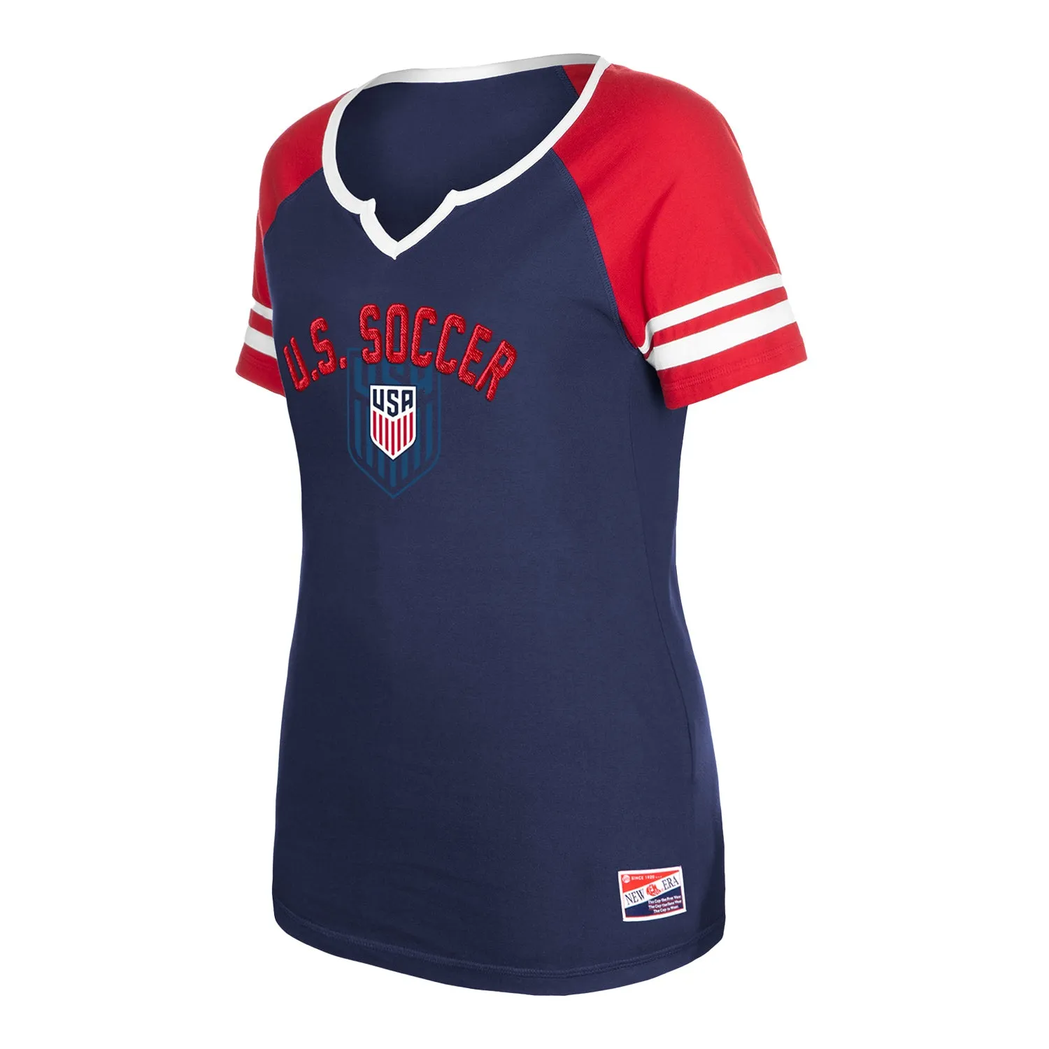 Women's New Era USMNT Echo Navy Tee