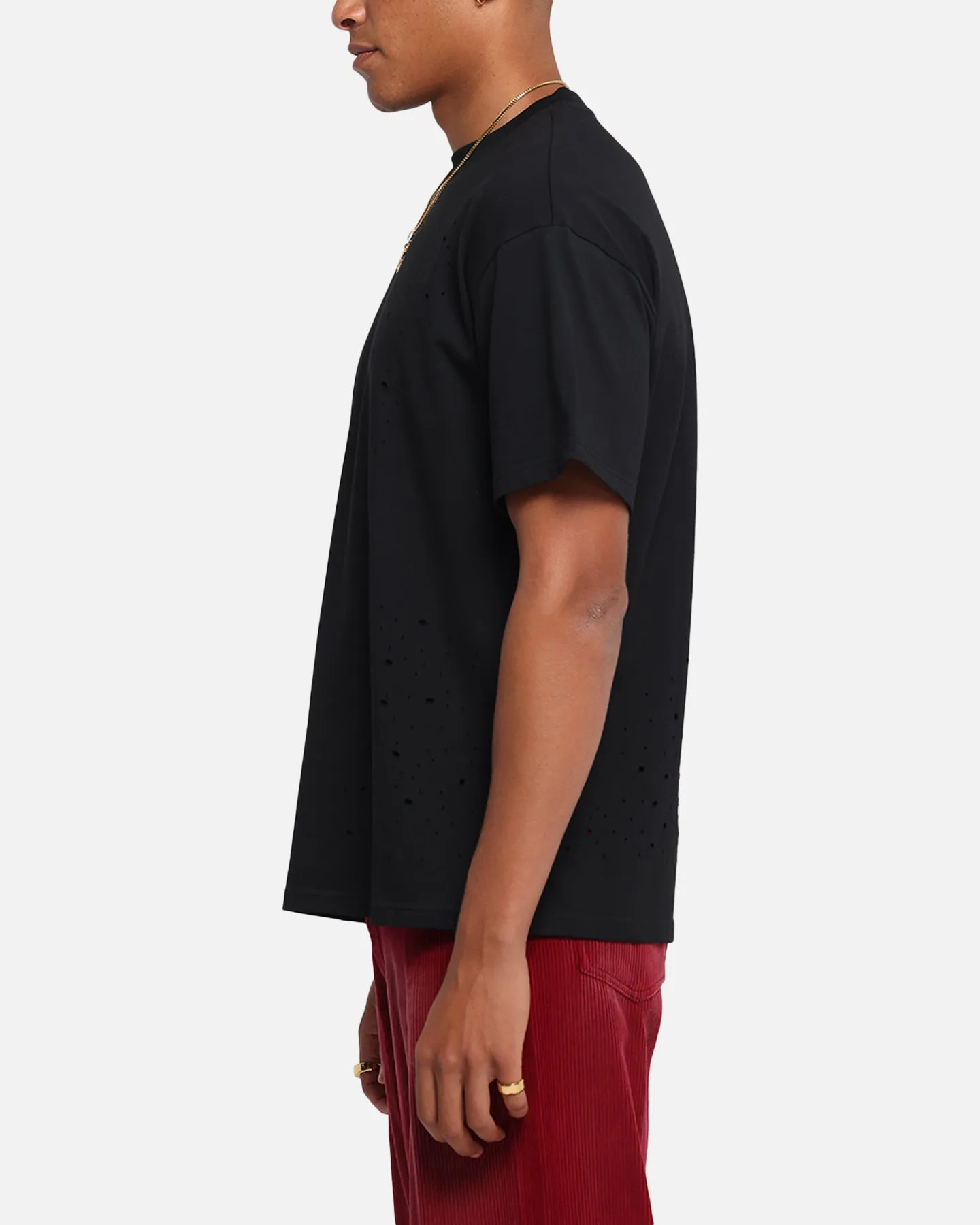 XXIII Distressed T-Shirt Black