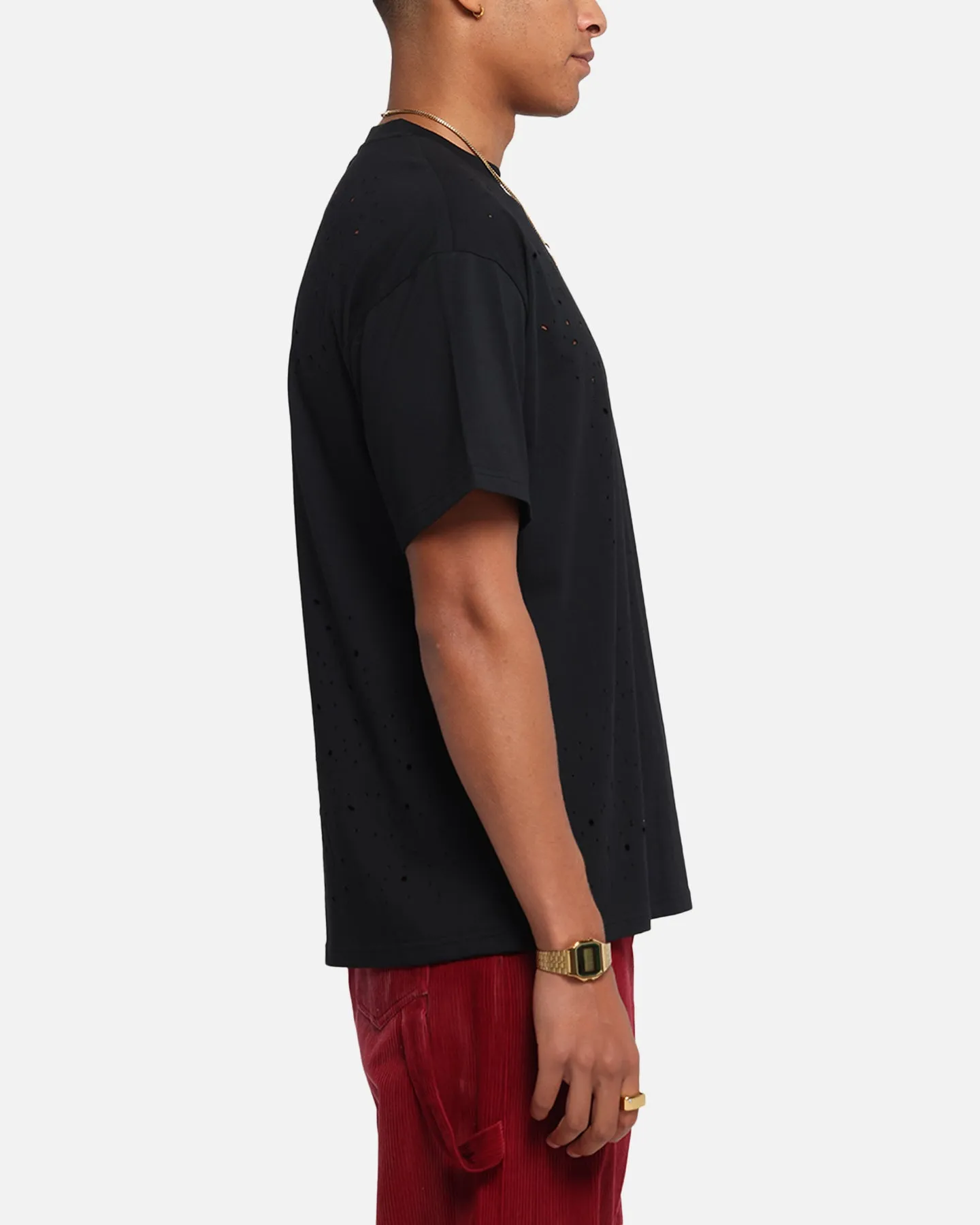 XXIII Distressed T-Shirt Black