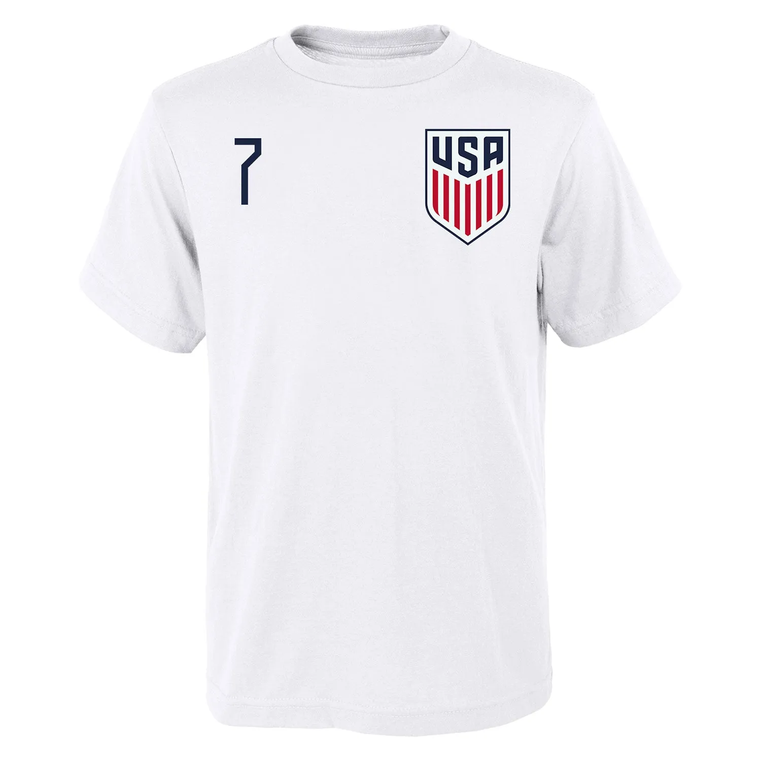 Youth Outerstuff USMNT Reyna 7 White Tee