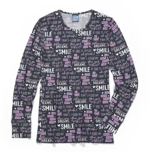 Zoe Chloe Silky Print Tee - Go You Knit